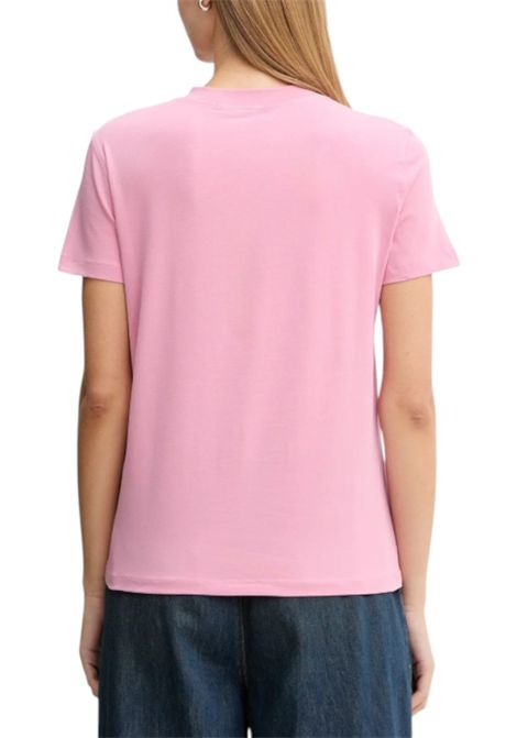 T-shirt regular con logo e cristalli VERSACE JEANS COUTURE | T-shirt | 79HAHT05 CJ03T459